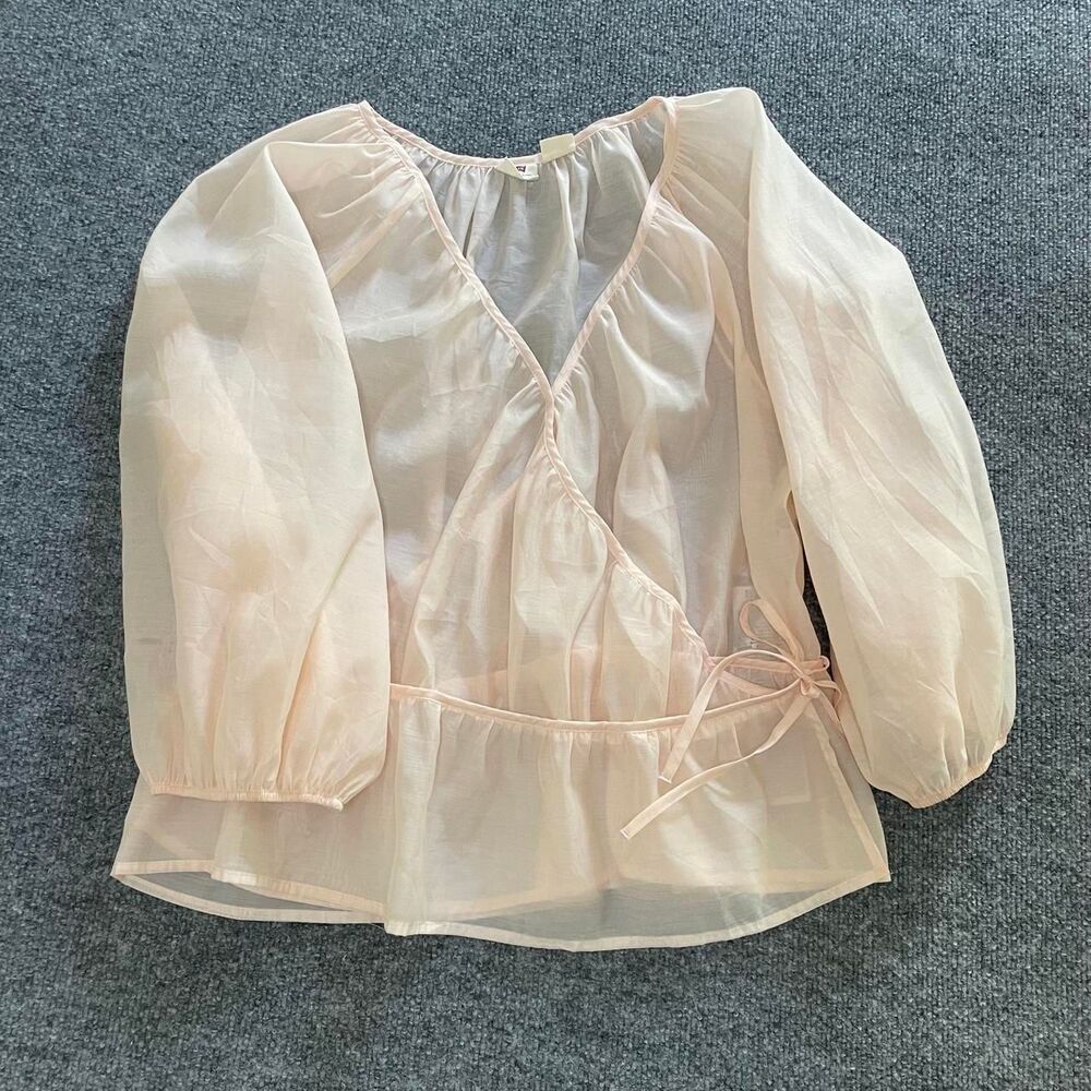 Balletcore feminine ethereal Levi’s Delilah wrap top